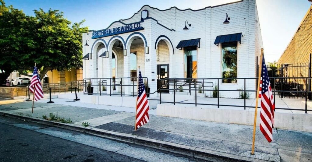 Brethren Brewing Company, Manteca’s first brewery, completed renovations on the 100-year-old former South San Joaquin Irrigation District headquarters building in February 2023.